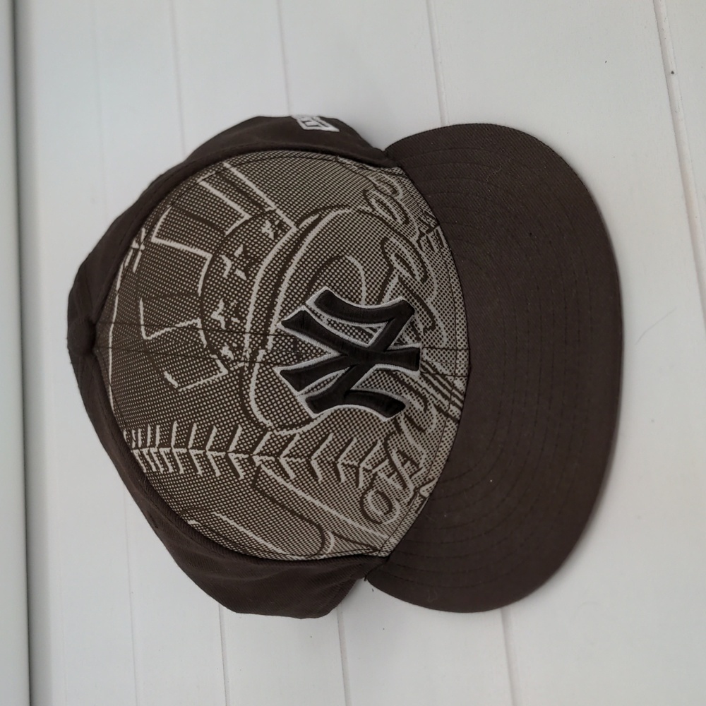 New Era 59Fifty Men's MLB Genuine‎ NY Yankees Embroidered Fitted Hat Cap 7 1/2